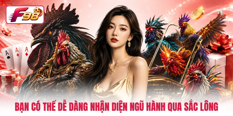 Bạn có thể dễ dàng nhận diện ngũ hành qua sắc lông