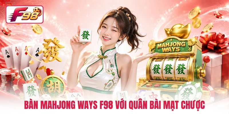 Bàn Mahjong Ways F98 với quân bài mạt chược