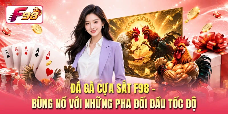 Đá Gà Cựa Sắt F98 - Bùng Nổ Với Những Pha Đối Đầu Tốc Độ