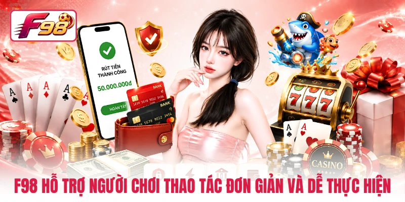 F98 hỗ trợ người chơi thao tác đơn giản và dễ thực hiện
