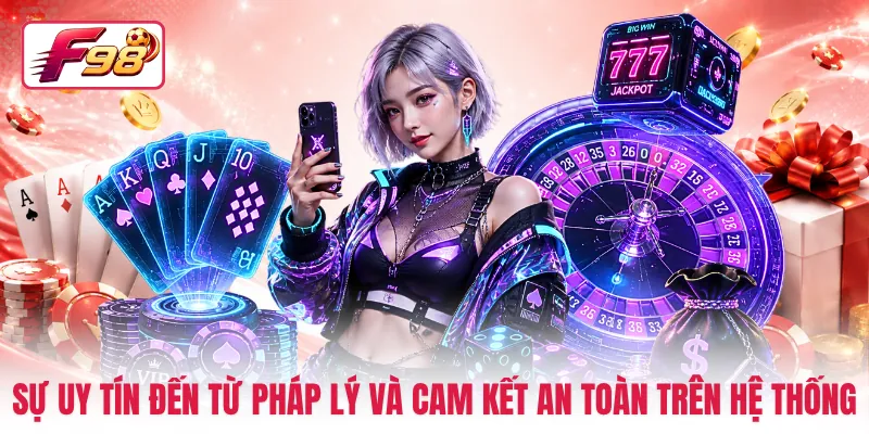 Sự uy tín đến từ pháp lý và cam kết an toàn trên hệ thống