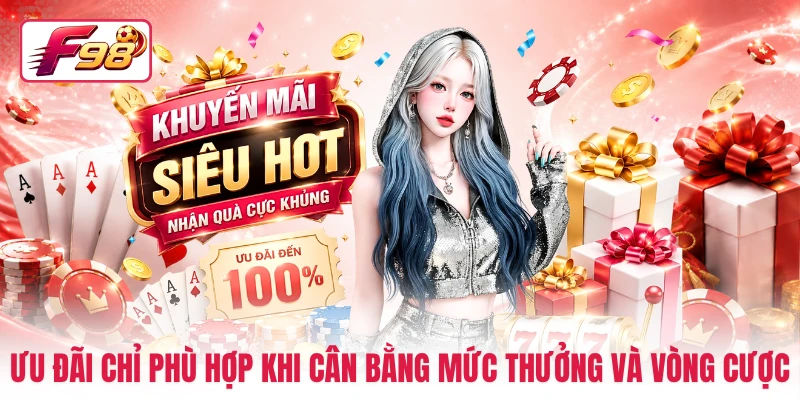 Ưu đãi chỉ phù hợp khi cân bằng mức thưởng và vòng cược